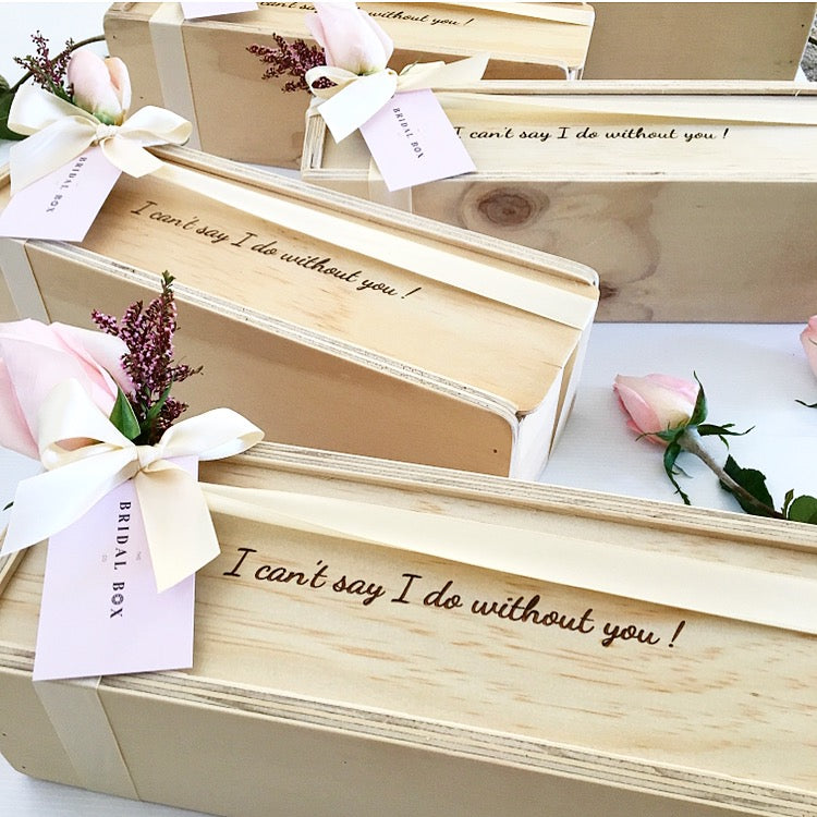 personalised bridesmaid gift box Australia