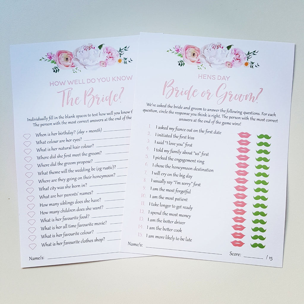 Party Games: Blush
