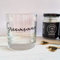 Personalised Rocks Glass