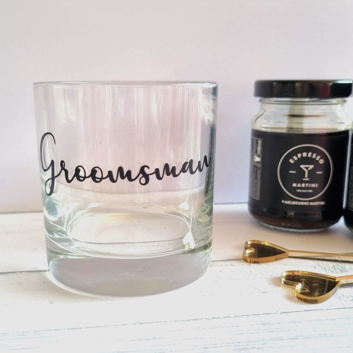 Personalised Rocks Glass