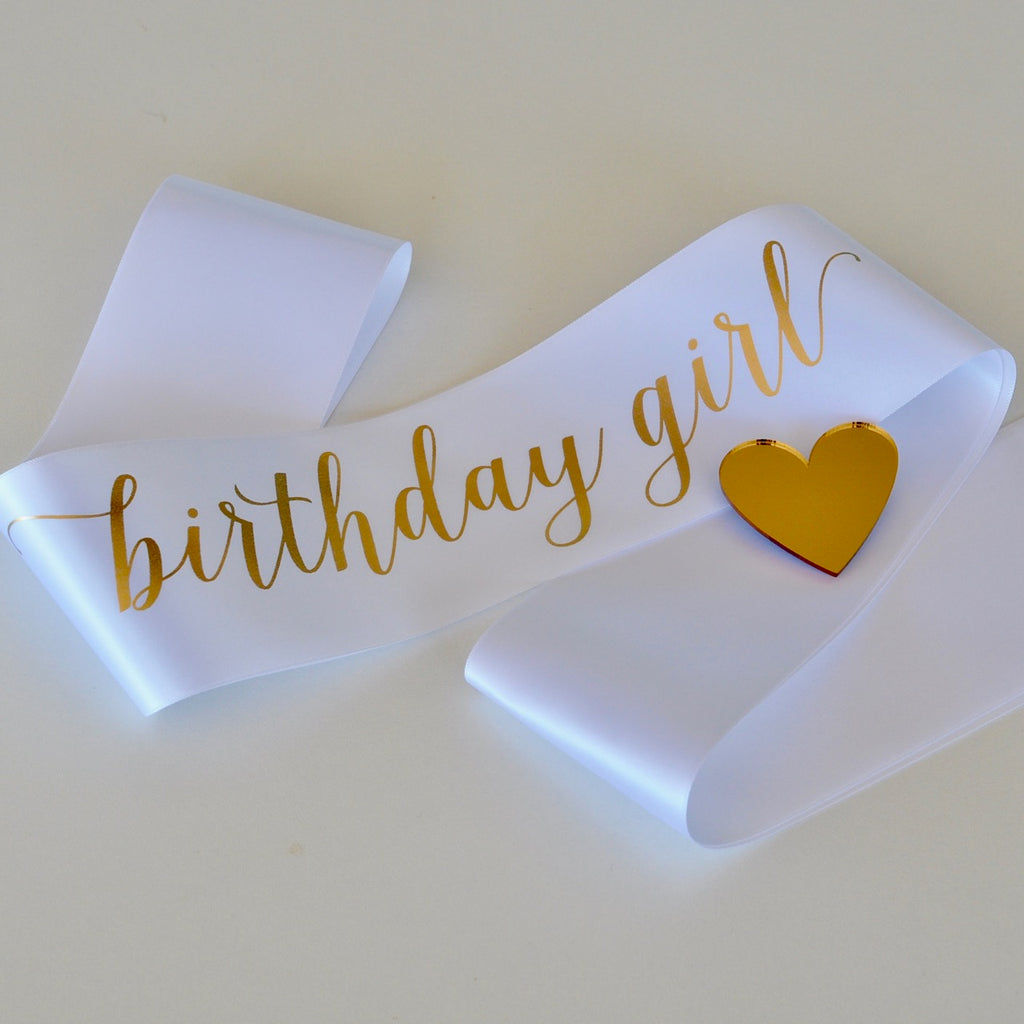 Custom Party Sash