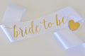 Bridal Party Sashes