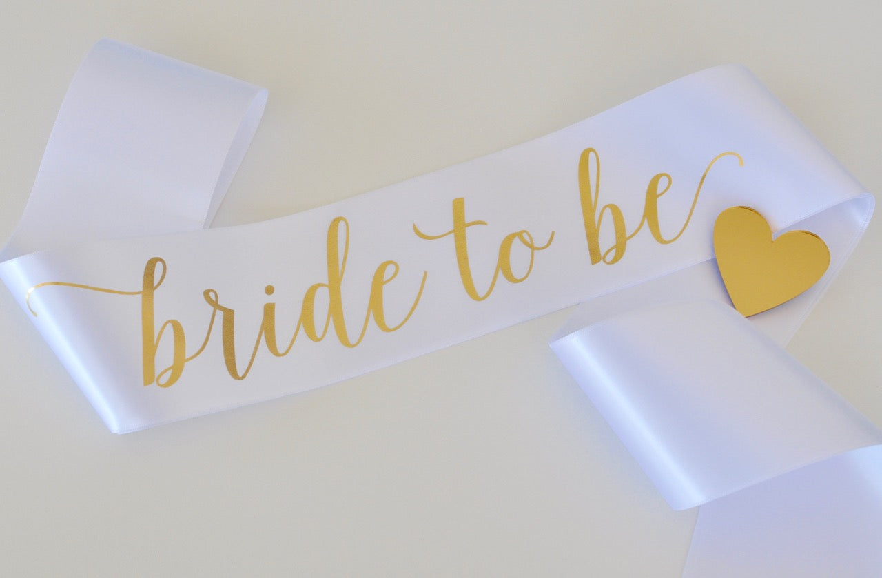 Bridal Party Sashes