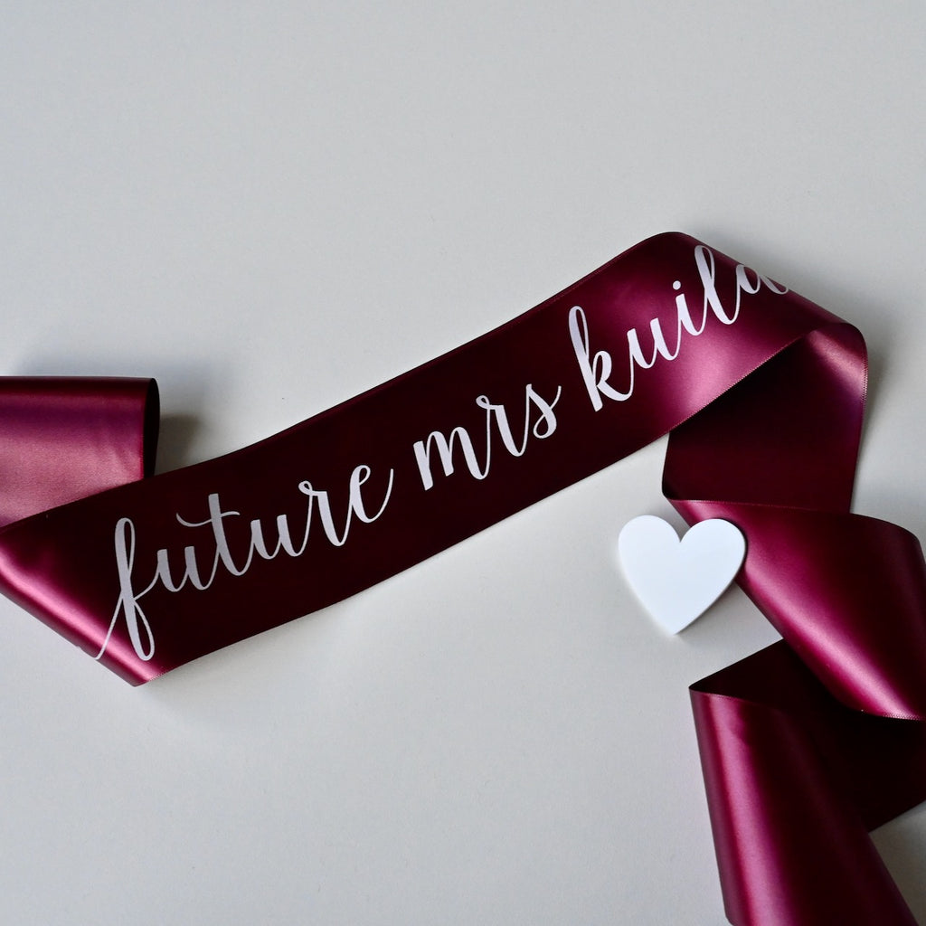 Custom Party Sash