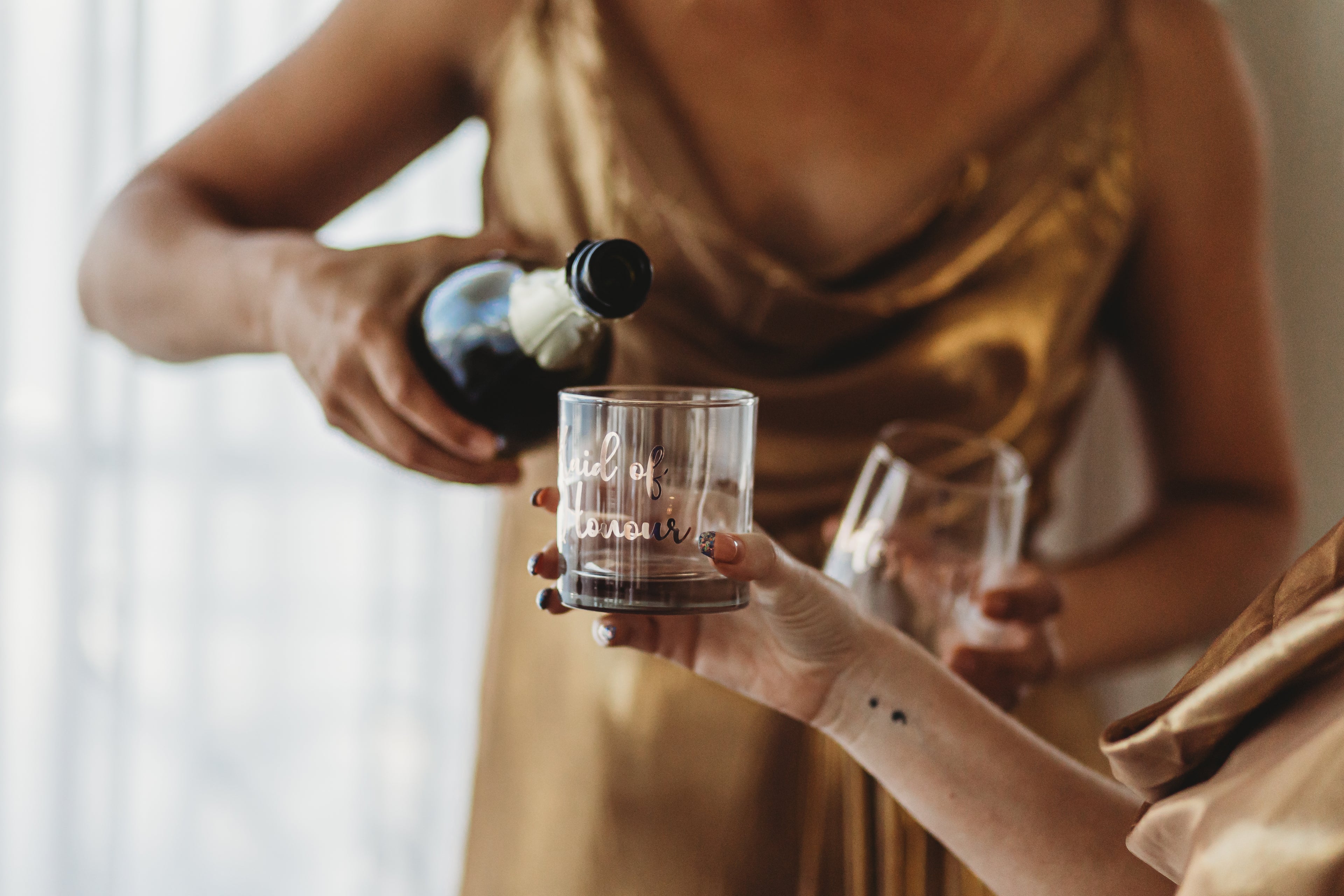 Personalised Rocks Glass