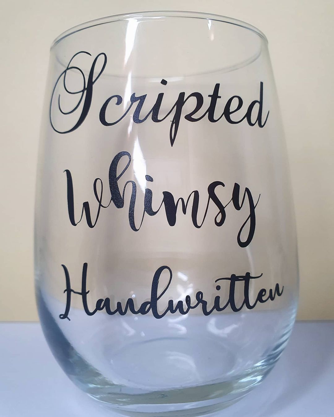 Personalised Rocks Glass