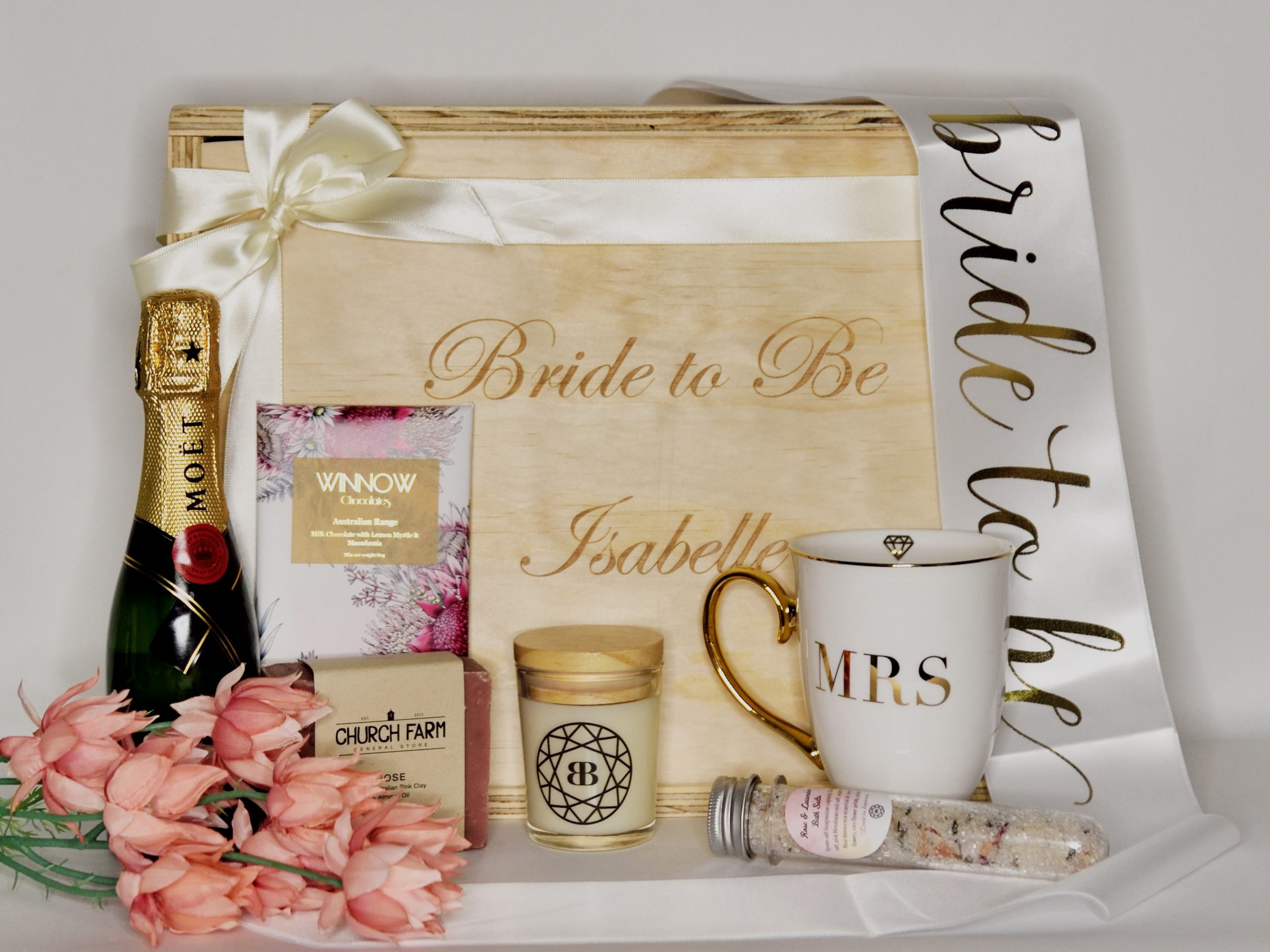 bride to be gift hamper The Bridal Box Co Bridal Party Gift Boxes