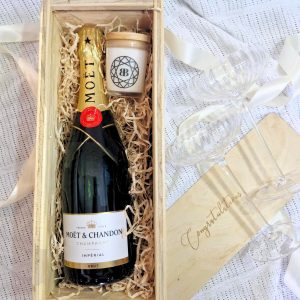 champagne box hamper gift bottle