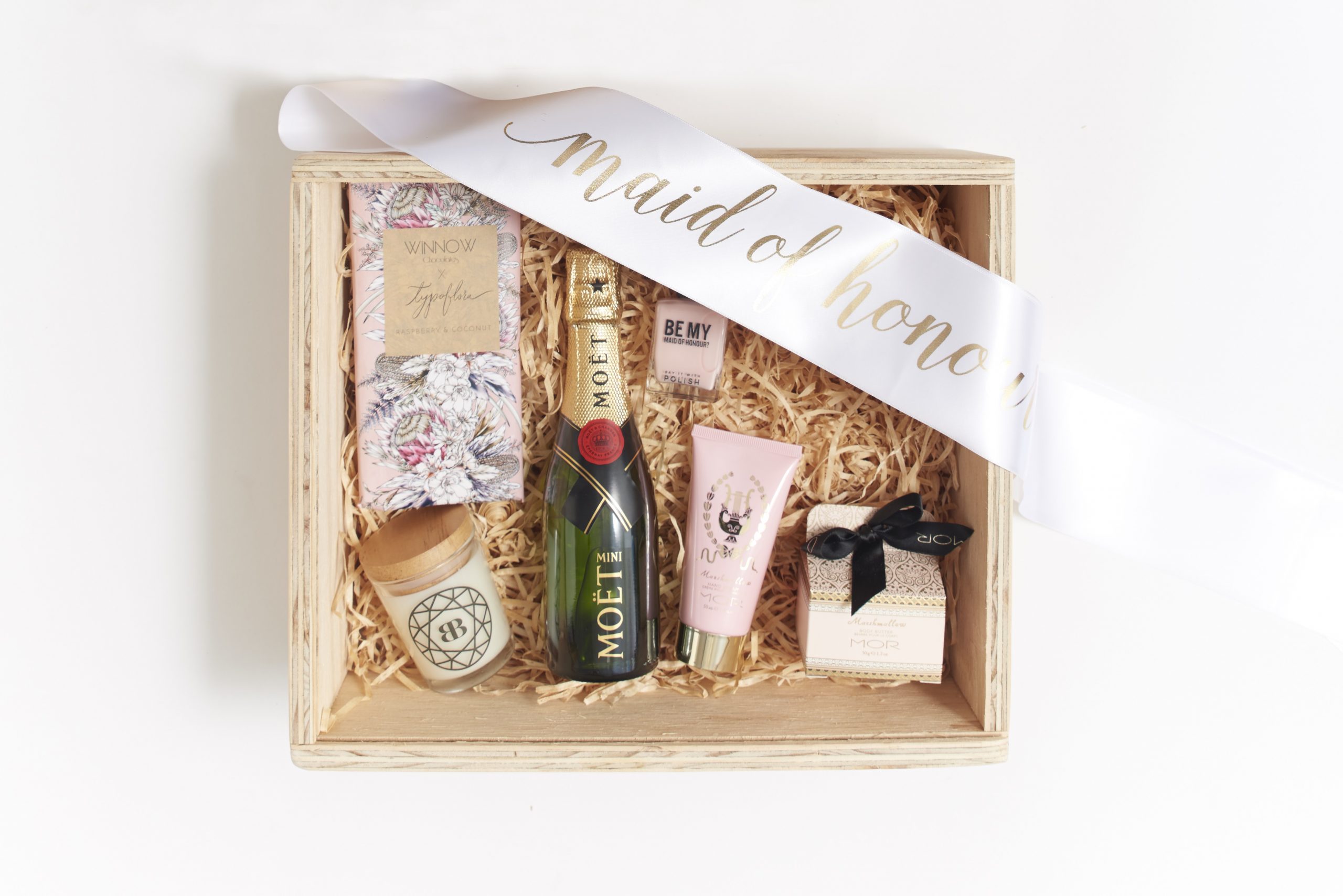 maid of honour gift box inclusions