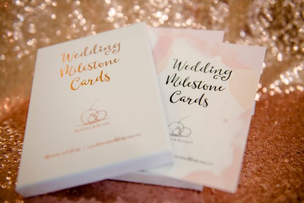 wedding milestone cards