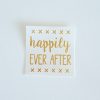 happily ever after temporary gold foil tattoo