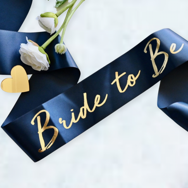 bride to be custom party sash for bridal shower hens party bachelorette
