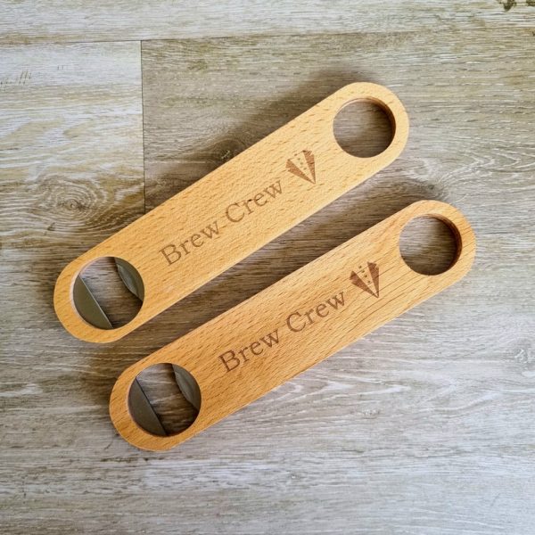 Brew Crew custom personalised wooden bottle openers