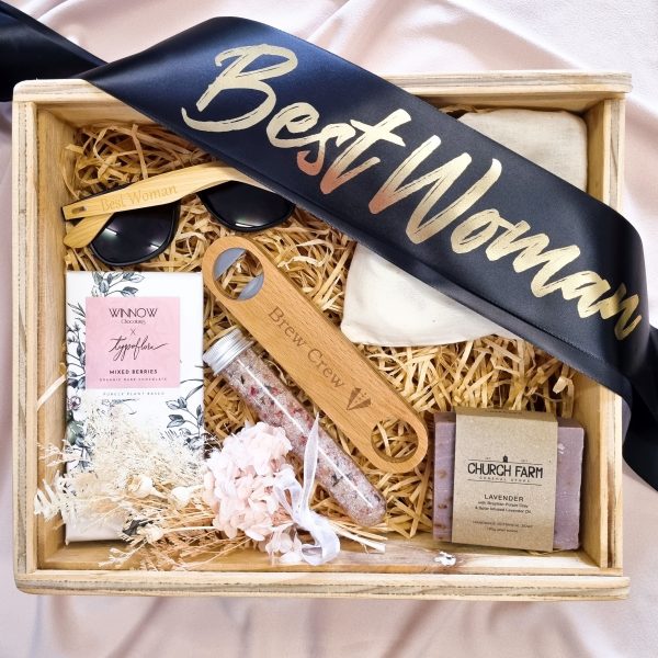 Best Woman or Groomswoman hamper for the non-traditional groomsman party